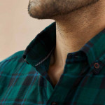 Men Green Tartan Checks Checked Casual Shirt